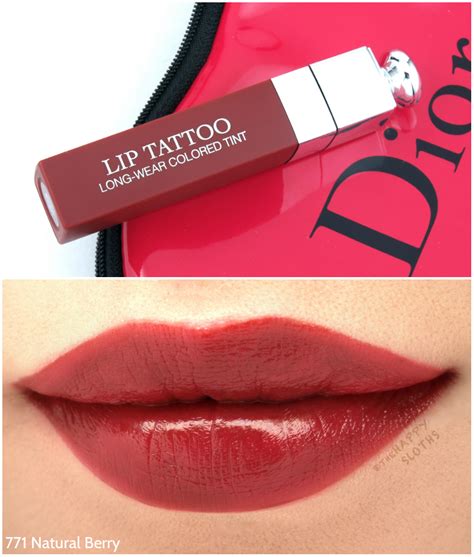 dior lip tattoo tint|Dior lip tattoo natural berry.